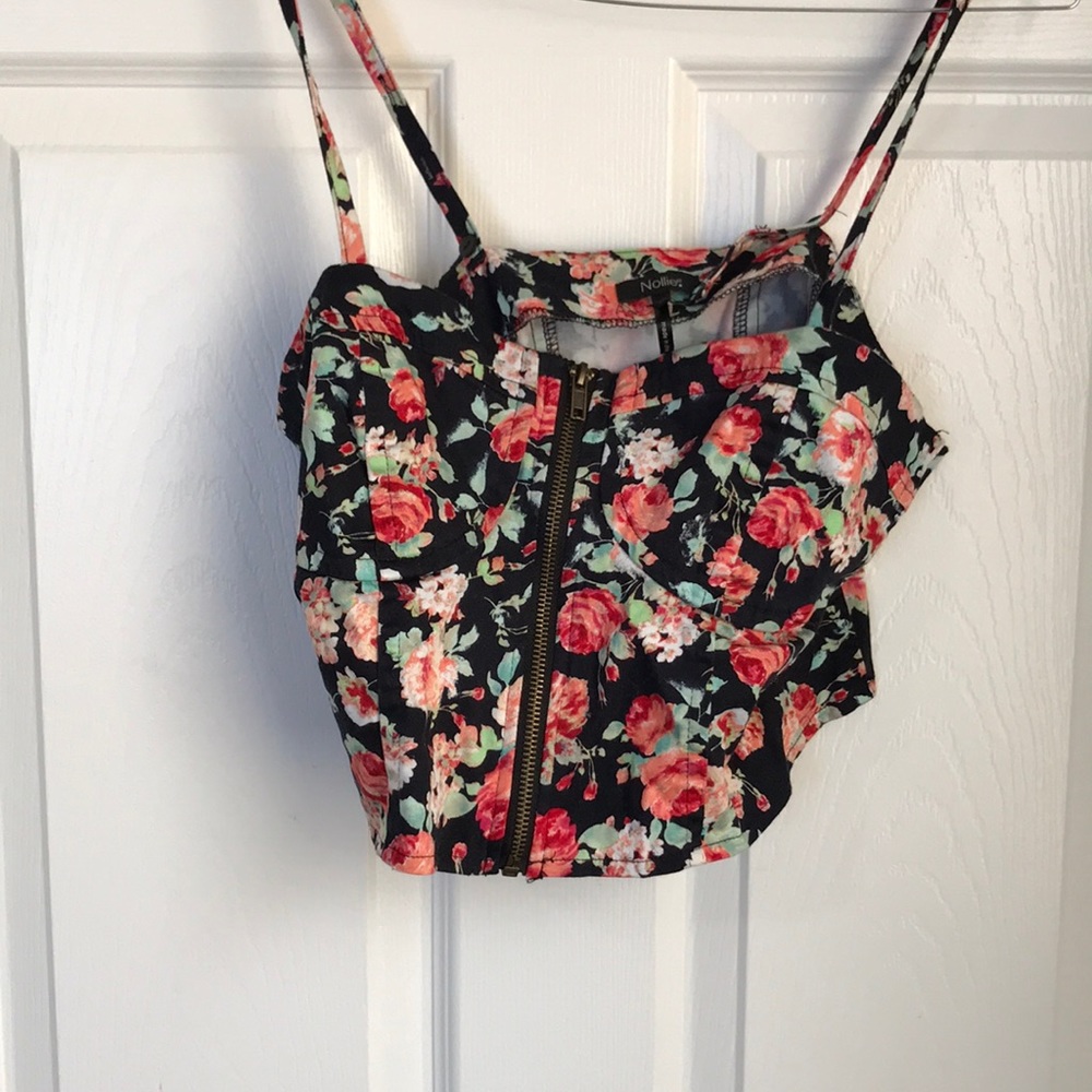 Floral crop top